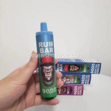 Qst Vape Rum Bar 9000 Puffs Erdbeereis